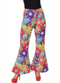 Disco hippie broek voor dames hippie smile
