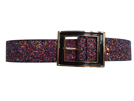 Disco party belt glitter multicolor