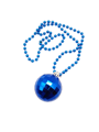 discobal halsketting blauw