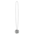 discobal halsketting zilver