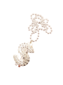 Dollar ketting zilver