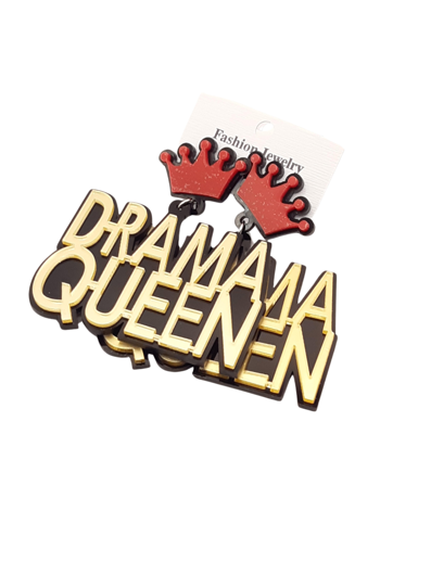 drama queen earrings