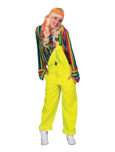 Dungarees neon yellow