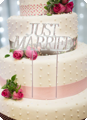 Décoration de gâteau de mariage