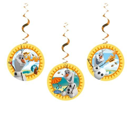 Décoration suspendue Olaf été (3 pièces)