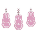 Décorations spirales Miffy fille (3 pcs)