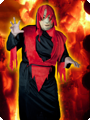 Déguisement diable combattant noir et rouge