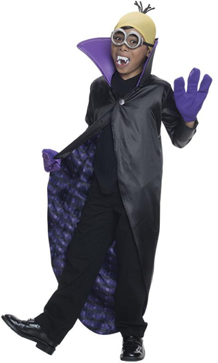 Déguisement enfant de Minion halloween dracula