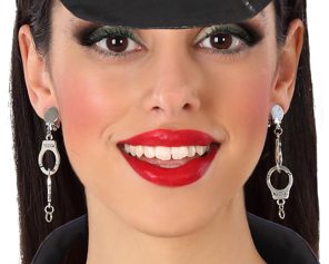 earrings handcuffs