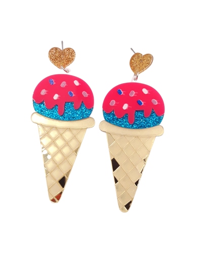 Earrings ice cream