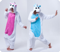 Eenhoorn onesie wit/lichtblauw voor kinderen