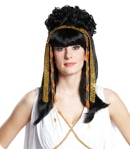 Egyptian wig aphrodite with decoration