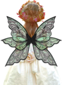 Elf wings Green metallic