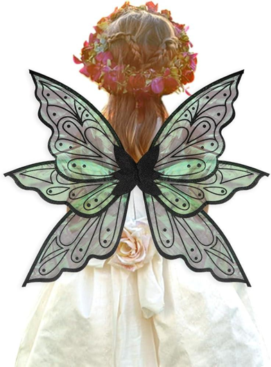 Elf wings Green metallic