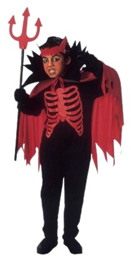 Enge Duivel cape en shirt voor kids
