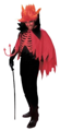 Enge Duivel shirt met cape