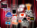 Ensemble de photomaton Hollywood