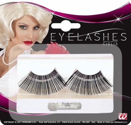 Extra Long Black Eyelashes