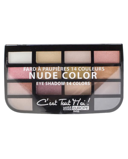 Eyeshadow palette 14 colors NR. 02 nude colors