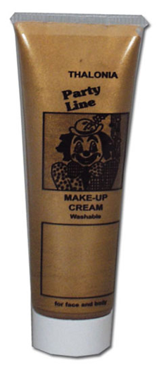 Face paint tube gold