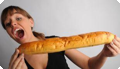 Fake baguette plastic