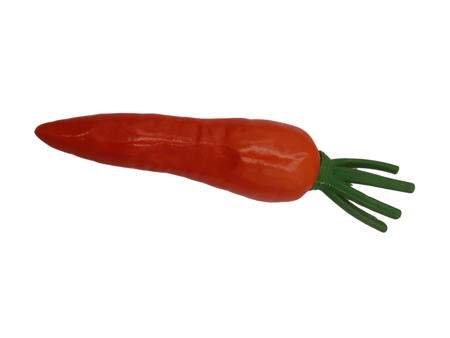Fake carrot decoration