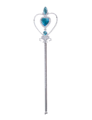 fee stok met blauwe stenen
