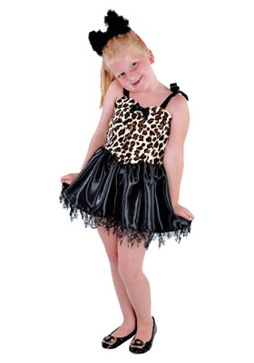Feestelijk Luipaard Jurkje voor Meisjes