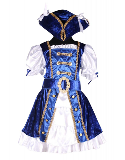 Fille pirate bleu