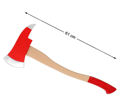 Firefighter axe plastic