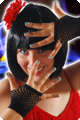 Fishnet gloves black