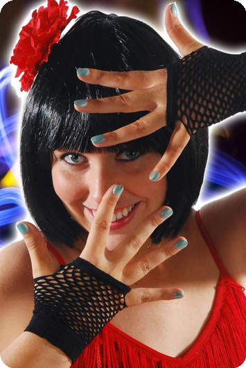 Fishnet gloves black