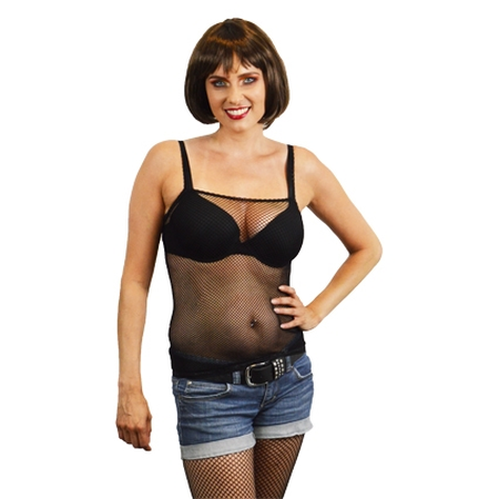 Fishnet t-shirt black