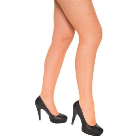 Fishnet tights small holes orange