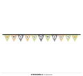 flag line halloween 300 cms 20x20 cms hq