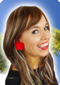 Flower earrings