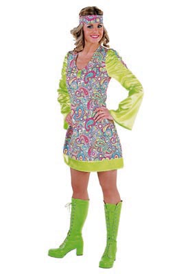 Flower Power Jurk - Jaren 70 Stijl