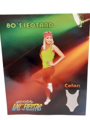 fluo jaren 80 fitness badpak fluo geel