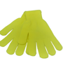 Fluogele gebreide handschoenen