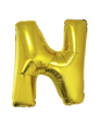 Foil ballon 40 inc lettre n or