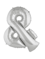 Foil balloon 40 inch & sign silver
