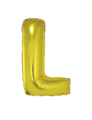 Foil balloon 40 inch letter l gold