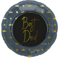 Foil balloon Best Dad Blue - 45 cm