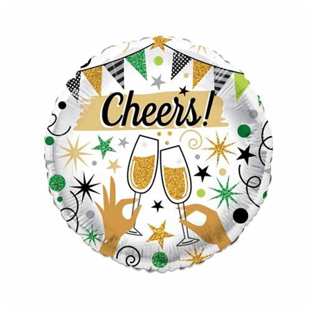 Foil Balloon ECO Cheers Glasses (46cm)