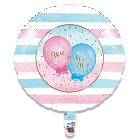 Foil balloon gender reveal (46cm)
