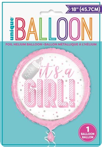 Foil balloon It's a Girl! 45CM