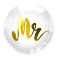 Foil balloon 'Mr' Wedding - 45 cm