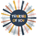 Foil balloon Thinking of You - 45 cm