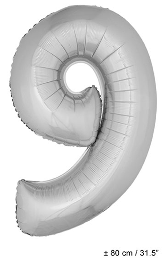 Folie ballon 32 inch 9 