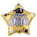 Folieballon 18inch Congrats grad ster